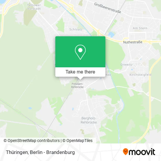Thüringen map