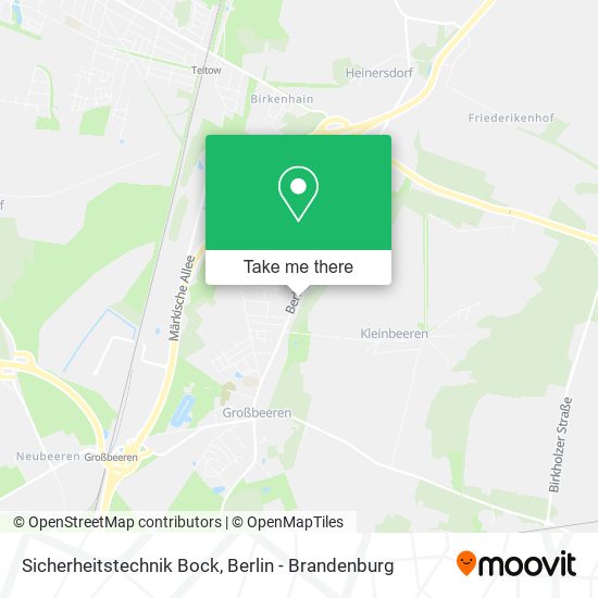 Sicherheitstechnik Bock map