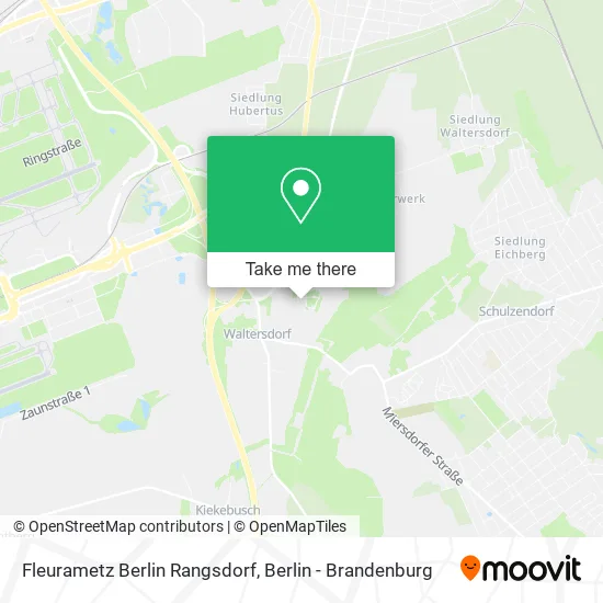 Карта Fleurametz Berlin Rangsdorf