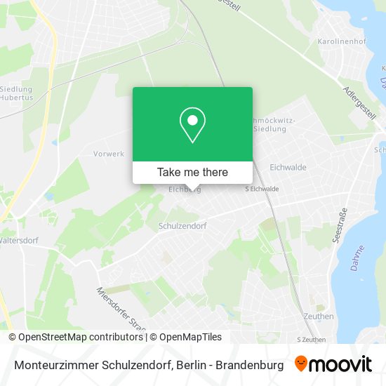 Monteurzimmer Schulzendorf map
