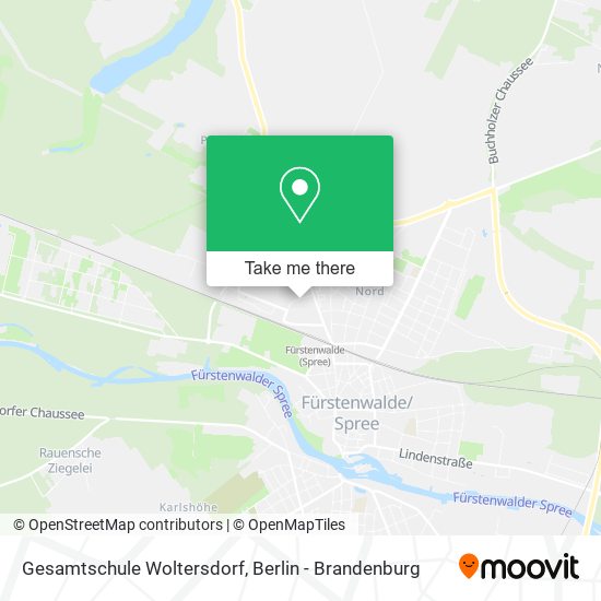 Gesamtschule Woltersdorf map