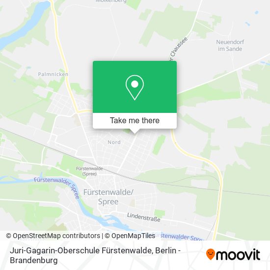 Juri-Gagarin-Oberschule Fürstenwalde map