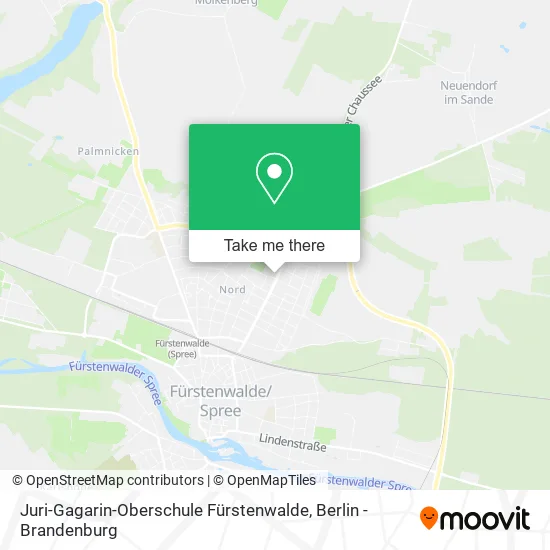 Juri-Gagarin-Oberschule Fürstenwalde map