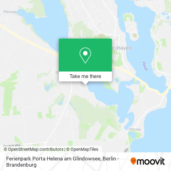 Карта Ferienpark Porta Helena am Glindowsee