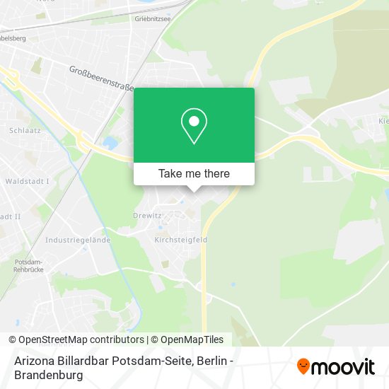 Arizona Billardbar Potsdam-Seite map