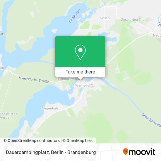 Карта Dauercampingplatz