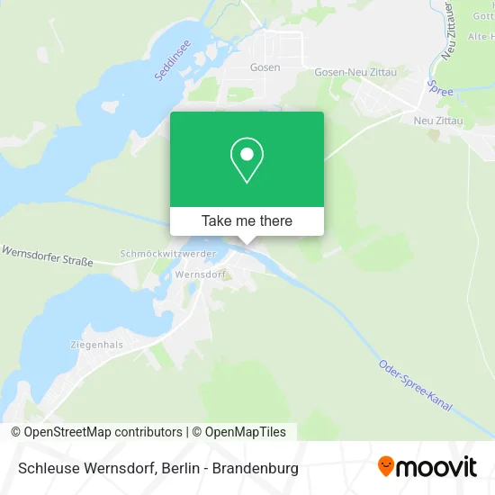 Карта Schleuse Wernsdorf
