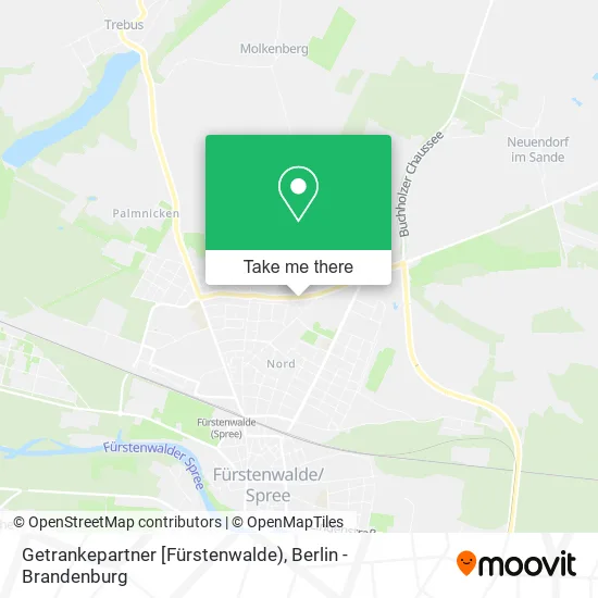 Карта Getrankepartner [Fürstenwalde)