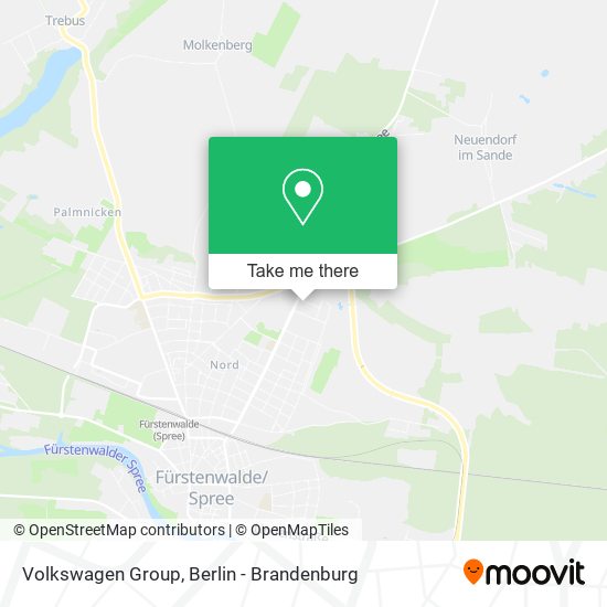 Volkswagen Group map