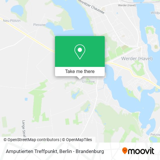 Amputierten Treffpunkt map
