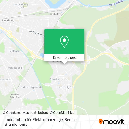 Карта Ladestation für Elektrofahrzeuge