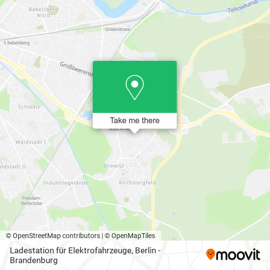 Ladestation für Elektrofahrzeuge map