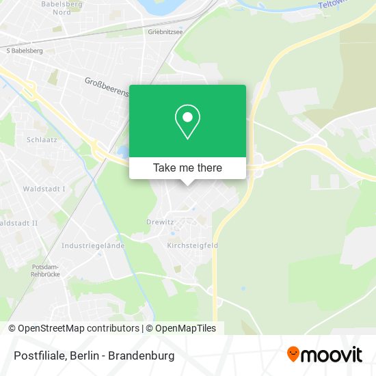 Postfiliale map