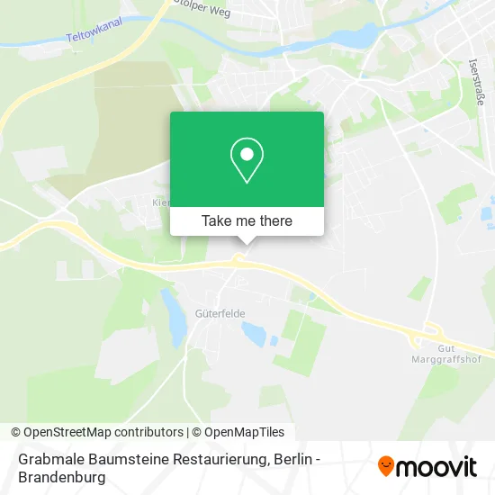 Карта Grabmale Baumsteine Restaurierung