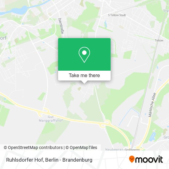 Ruhlsdorfer Hof map