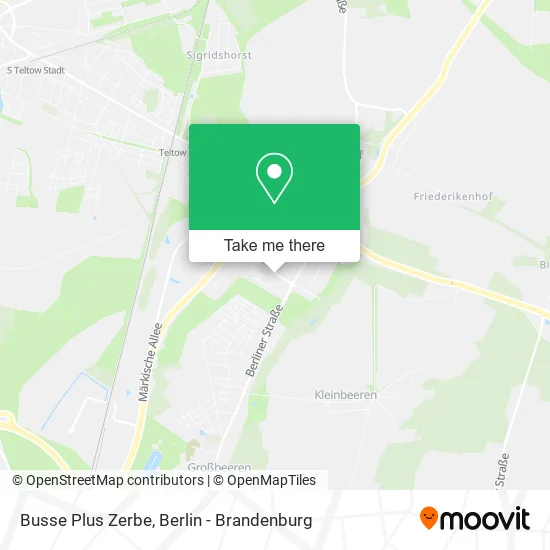 Карта Busse Plus Zerbe