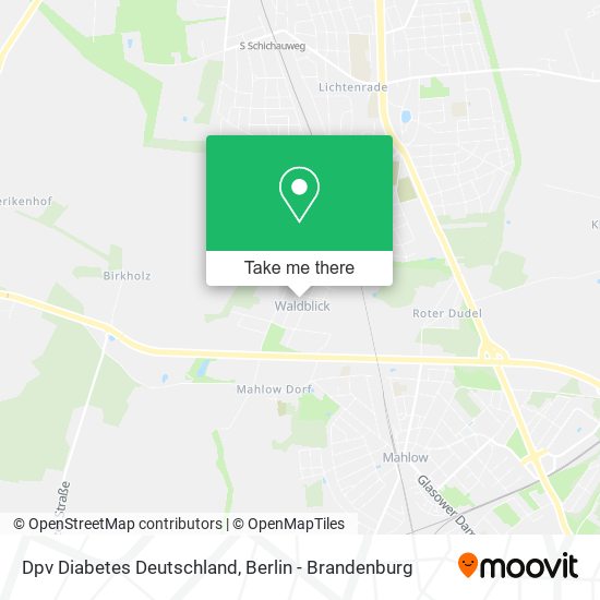 Dpv Diabetes Deutschland map