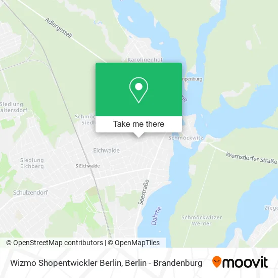 Карта Wizmo Shopentwickler Berlin