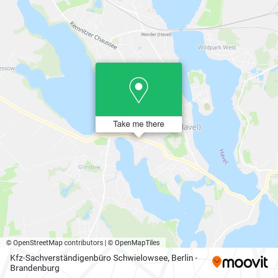 Kfz-Sachverständigenbüro Schwielowsee map