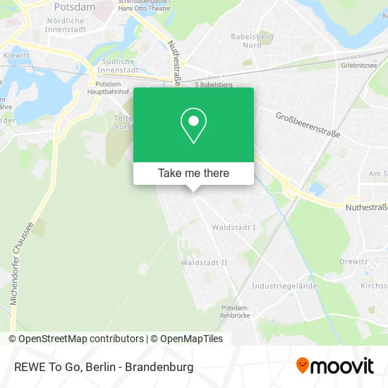 REWE To Go map