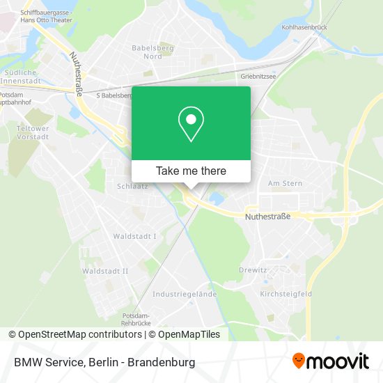 BMW Service map