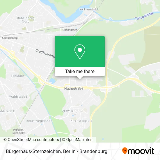 Карта Bürgerhaus-Sternzeichen