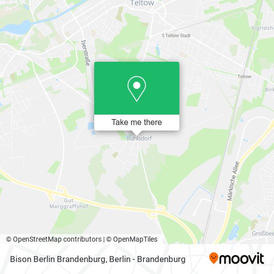 Bison Berlin Brandenburg map