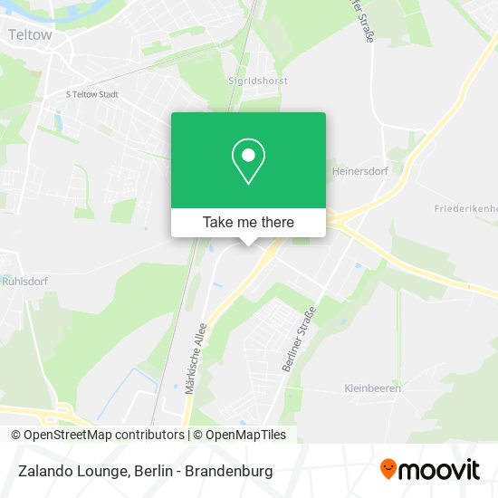 Zalando Lounge map