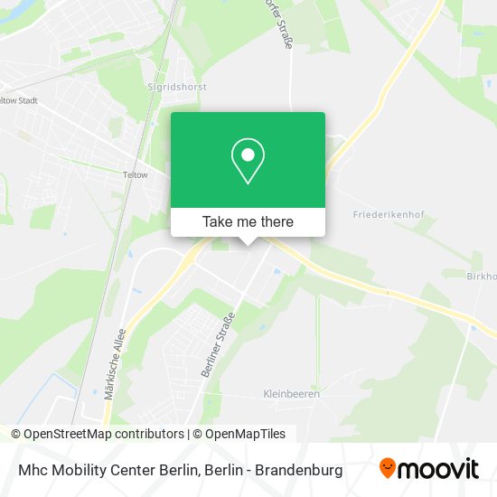 Mhc Mobility Center Berlin map