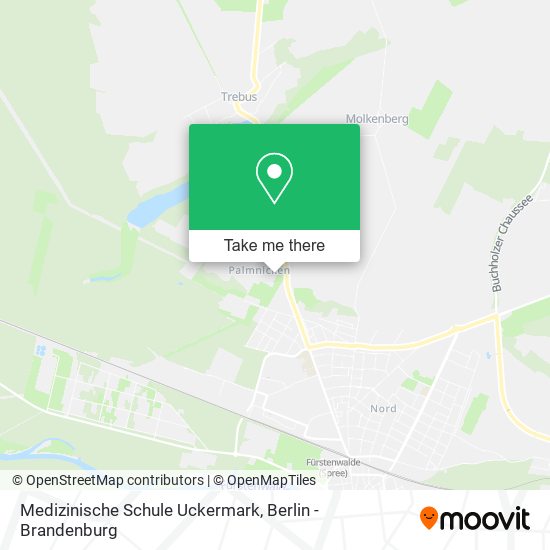 Medizinische Schule Uckermark map