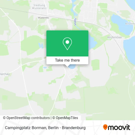 Campingplatz Borman map