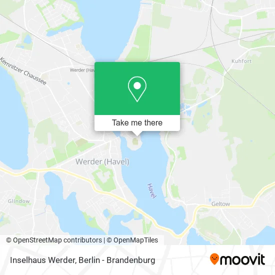 Inselhaus Werder map
