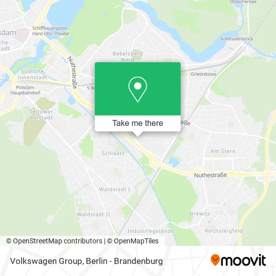 Volkswagen Group map