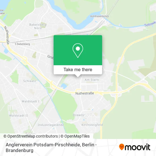 Карта Anglerverein Potsdam-Pirschheide