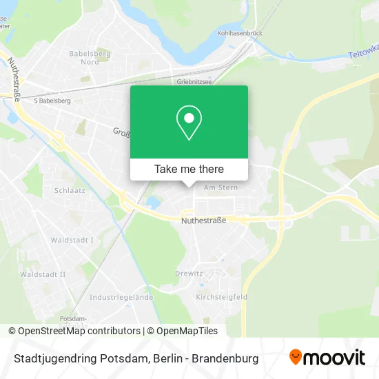 Карта Stadtjugendring Potsdam