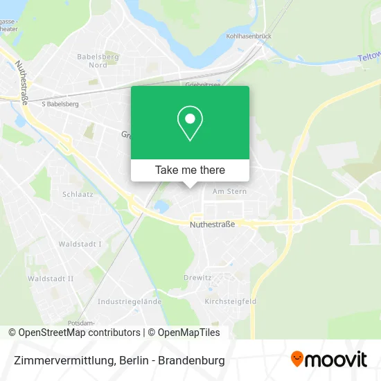 Карта Zimmervermittlung