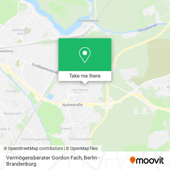 Vermögensberater Gordon Fach map