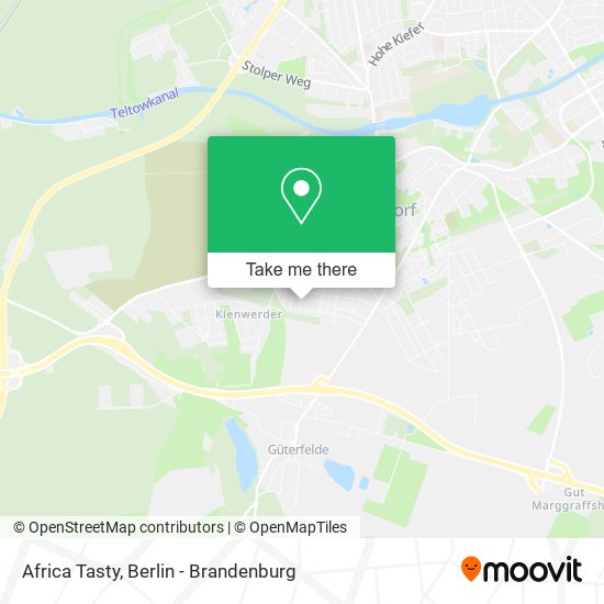 Africa Tasty map