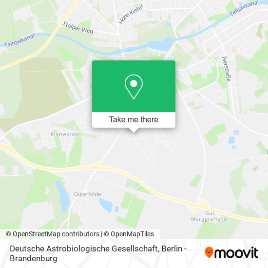 Deutsche Astrobiologische Gesellschaft map