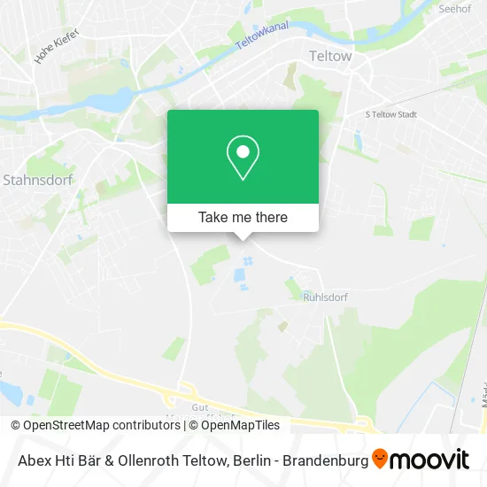 Карта Abex Hti Bär & Ollenroth Teltow