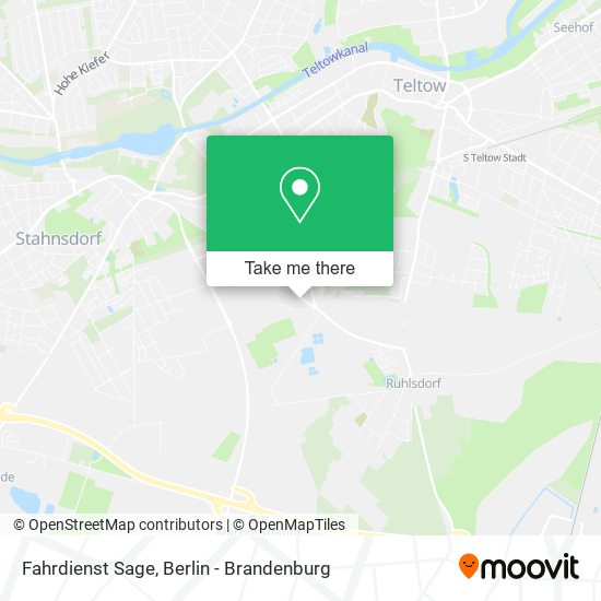Fahrdienst Sage map