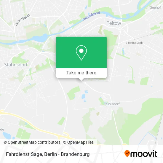 Карта Fahrdienst Sage