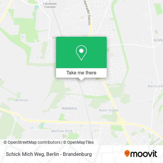 Schick Mich Weg map