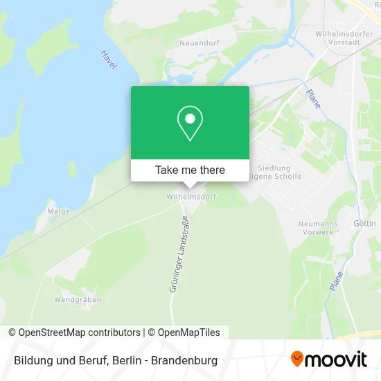 Bildung und Beruf map