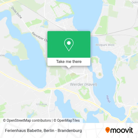 Ferienhaus Babette map