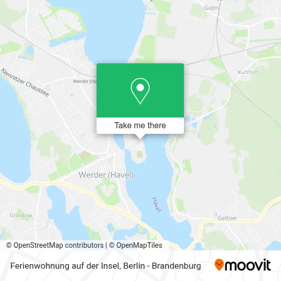 Ferienwohnung auf der Insel map