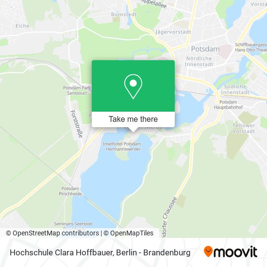 Hochschule Clara Hoffbauer map