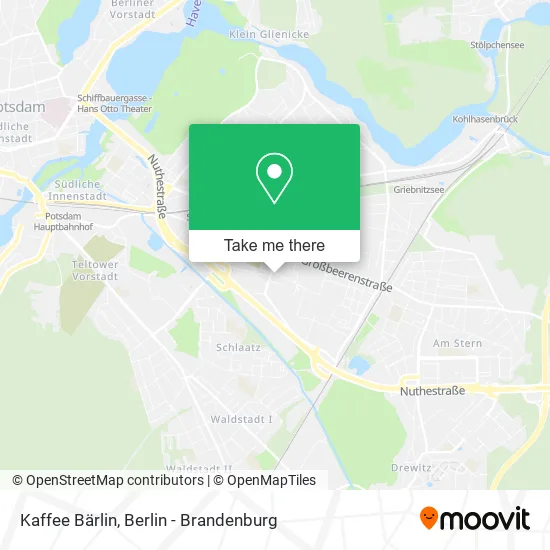 Карта Kaffee Bärlin