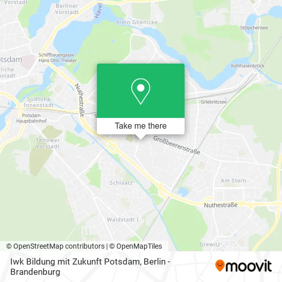 Карта Iwk Bildung mit Zukunft Potsdam