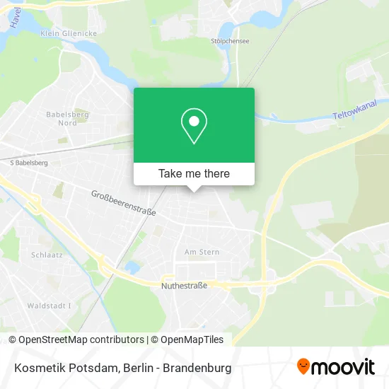 Kosmetik Potsdam map
